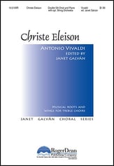 Christe Eleison SA choral sheet music cover